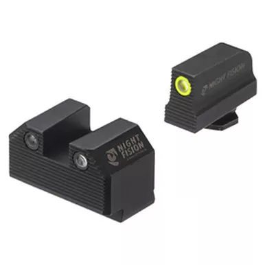 Night Fision Optics Ready Stealth - Sight, Fits Glock 43X MOS, Black