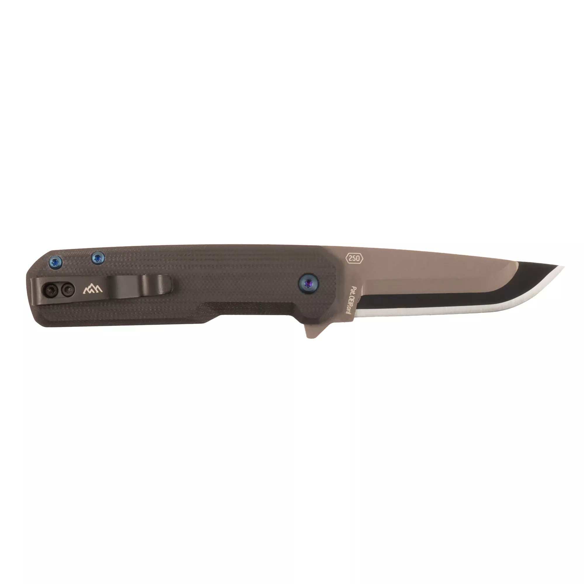 OD EDGE RAZOR VX8 2.5″ BLACK G10 BLU