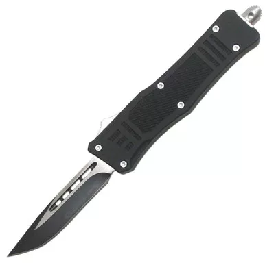 OTF KNIFE 7″ OVERALL WITH SHEATH - BLACK