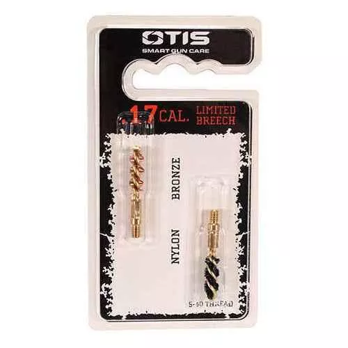 Otis TechFALSElogies Bore Brushes .17 HMR/.177 Airgun (1 Nylon/1 Bronze)