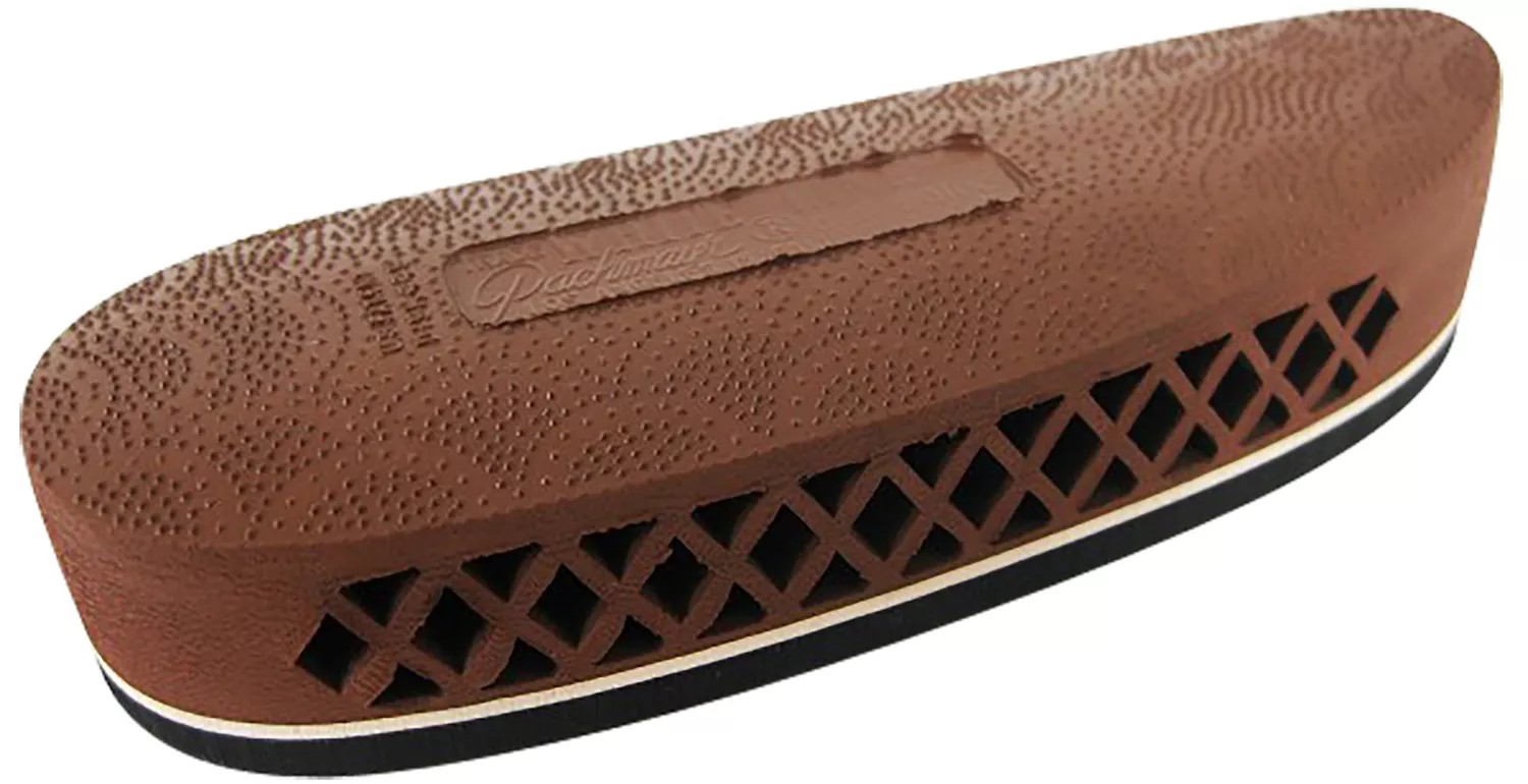 Pachmayr 00002 F325 DeluxeBrown w/White Line Large Rubber For Rifle/Shotgun