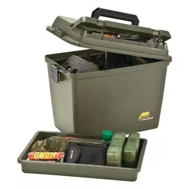 Plano Deep Field Box with Tray, 17″ x 10.38″ x 13″, Green