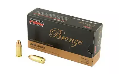 PMC Bronze 9mm 115gr FMJ 50 Round Box
