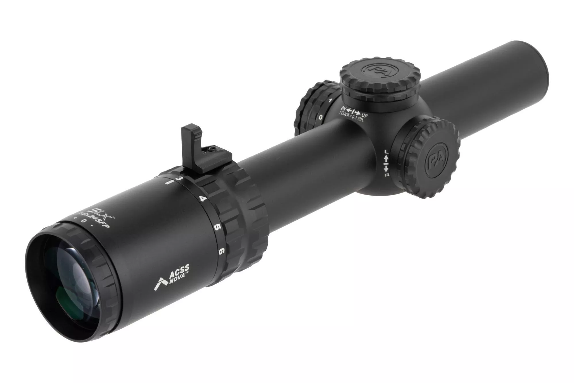 Primary Arms SLx 1-6x24mm SFP Rifle Scope Gen IV – Illuminated ACSS Nova Fiber Wire Reticle + Scope Mount