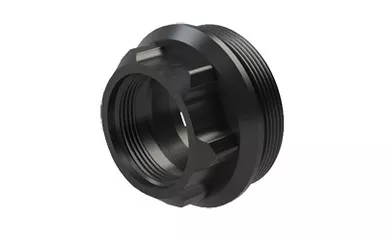 Primary Weapons Systems BDE PUB-A, Suppressor Mount, Fits HUB Compatible Suppressors, Black BDE-PUB-A