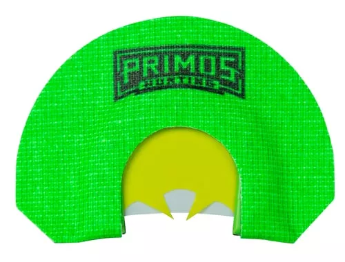 Primos PS1265 The VeronicaDiaphragm Call Triple Reed Turkey Hen Sounds Green Plastic Spur Cut