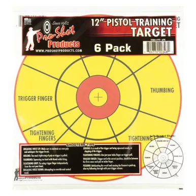 Pro-Shot Products Pistol Training Target - 12"
