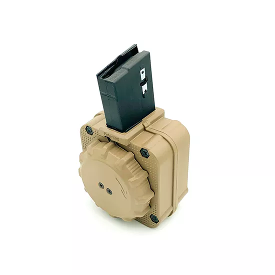 PROMAG AR-15 5.56 DRUM 65RD POLY FDE
