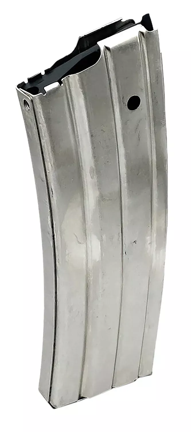 ProMag RUGA3N Ruger MINI-14 30RD 223 Rem Silver Nickel-Plated