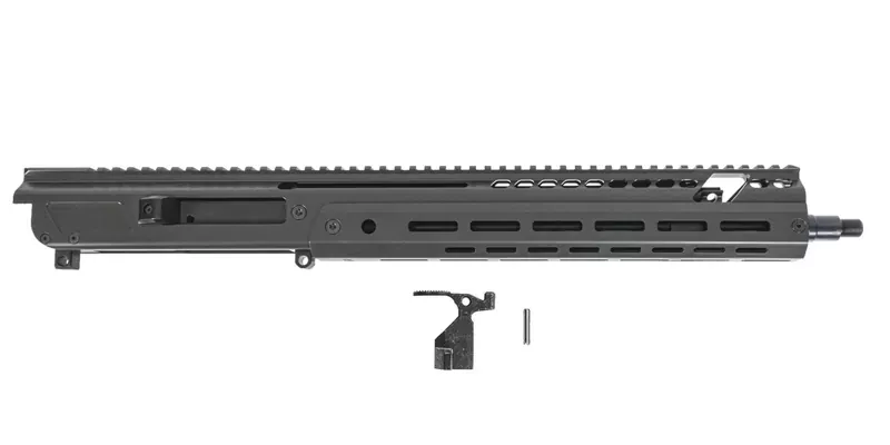 PSA JAKL 14.5″ Rifle length Upper Assembly 5.56 NATO 1:7 Nitride w/Knurled CH, BCG & AAC Flash Hider, FDE