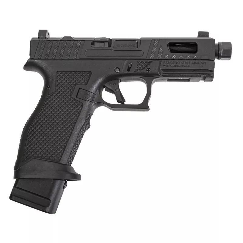 PSA Sabre Dagger Full Size – S 9mm Pistol, Threaded Barrel, W/Mag Extensions, Black