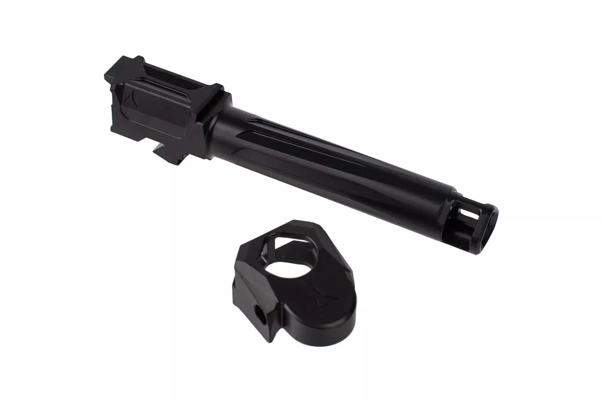 Radian AFTERBURNER + RAMJET INTRA-LOK Combo for GLOCK 19 Gen 5 – Muzzle Compensator and Fluted Barrel 1:10 Twist – G19G5-IL-RN
