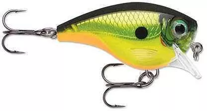 Rapala Balsa Xtreme Brat Hard Bait Lure Freshwater Size 03 2" Length 3 Depth 3/8 oz Tamale Package of 1