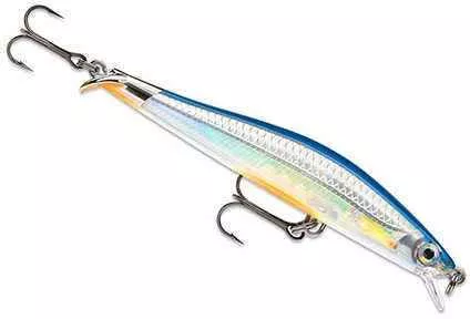 Rapala RipStop Lure Size 12 4 3/4" Length 4-5 Depth 1/2 oz 3-#5 Hooks Elite Blue Per