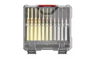 Real Avid Accu-Punch 11 Piece Standard Brass/Steel Pin Punch Set