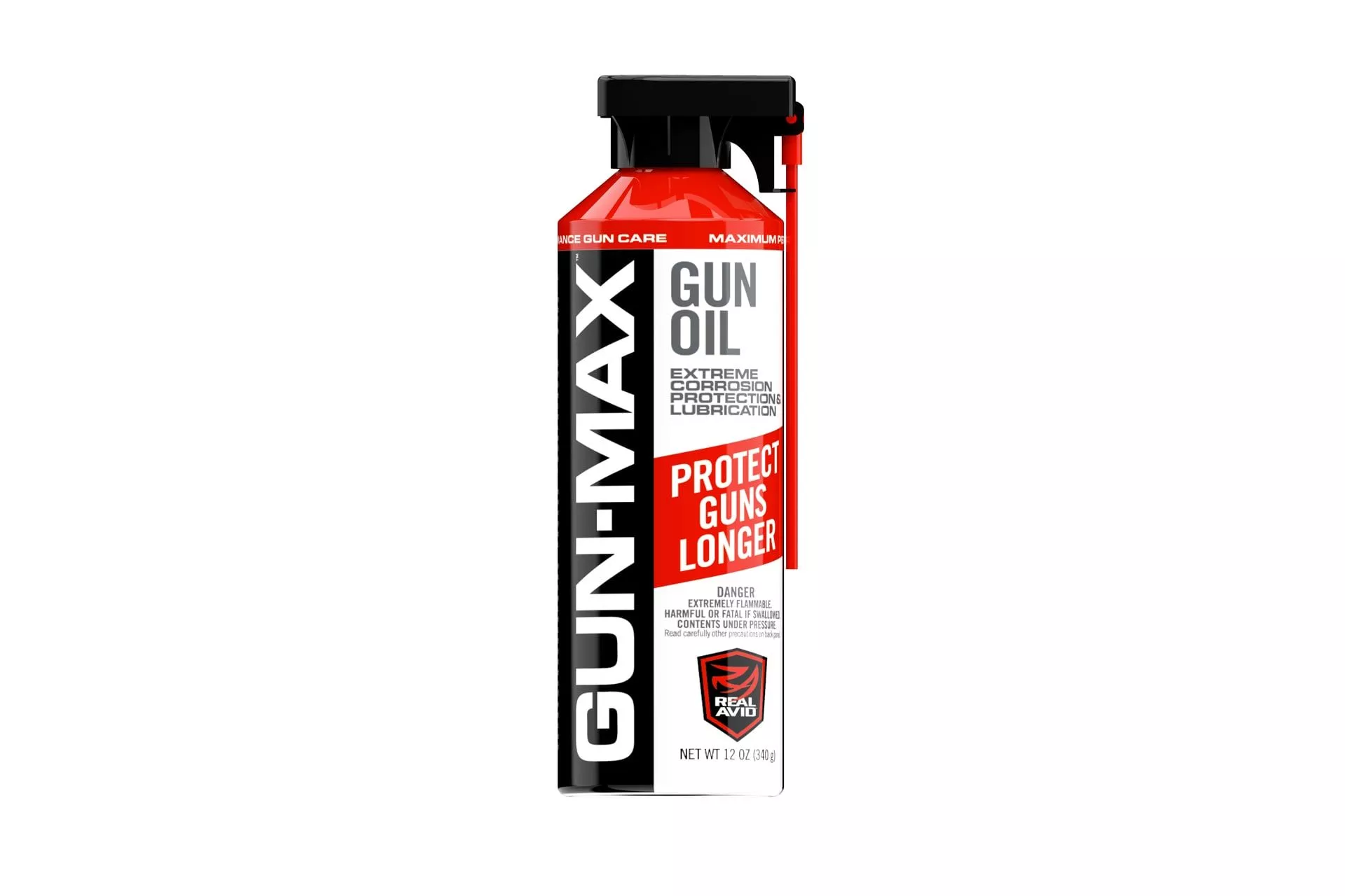 Real Avid Gun-Max Gun Oil & Lubricant – 12oz – AVMLP12A
