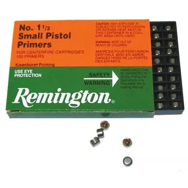 Remington Centrefire #1 1/2 Small Pistol Primers, 1000