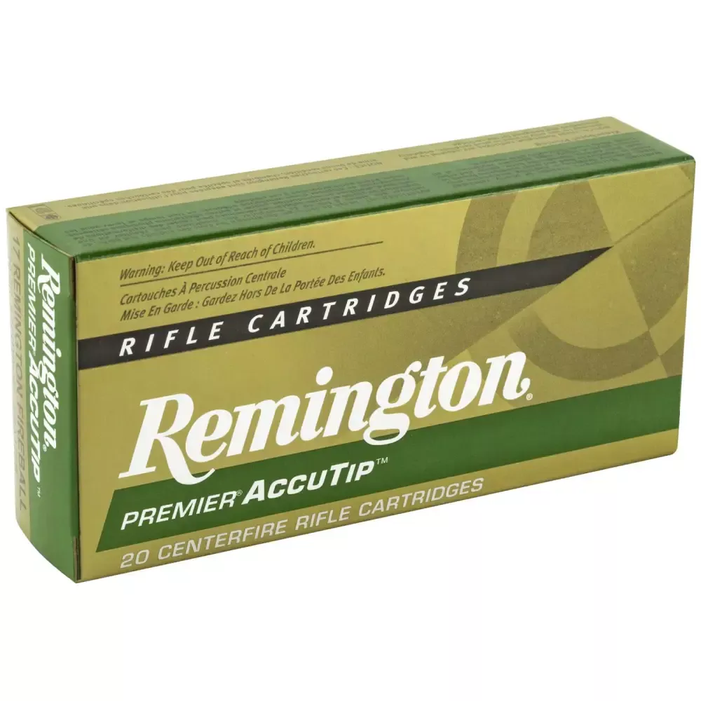 REMINGTON PRA17FB 17 REMINGTON FIREBALL 20GR ACCUTIP-V 20 RD/BX 10 BX/CS