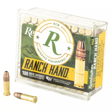 Remington Ranch Hand - 22 LR, 38Gr, Hollow Point, 100-Round Box