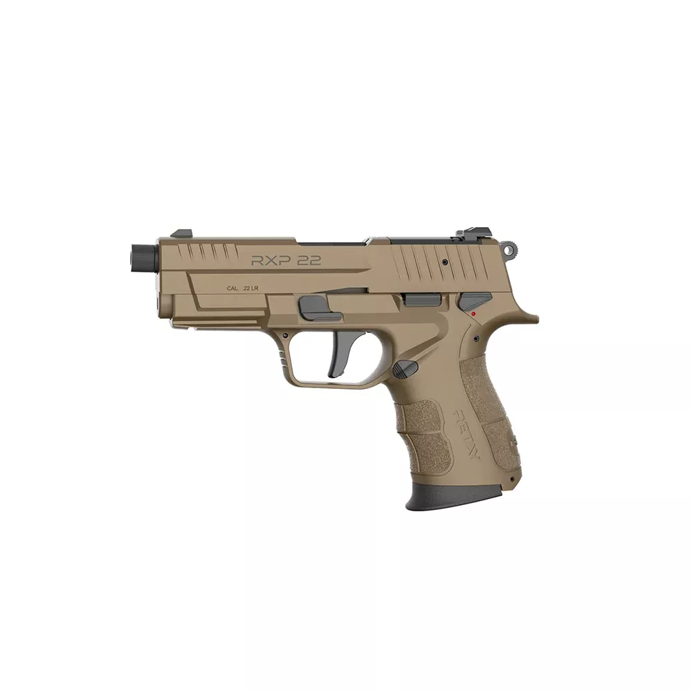 Retay RXP22 Handgun .22 LR 13rd Magazines(2) 4″ Threaded Barrel FDE Frame/Slide