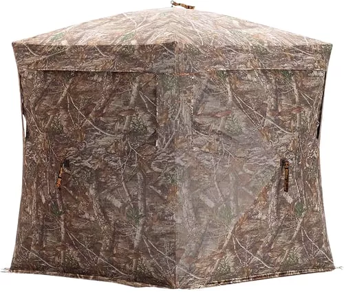 Rhino Blinds RBO170 Rhino 1805 Hub Real Tree Edge 150 Denier/Mesh