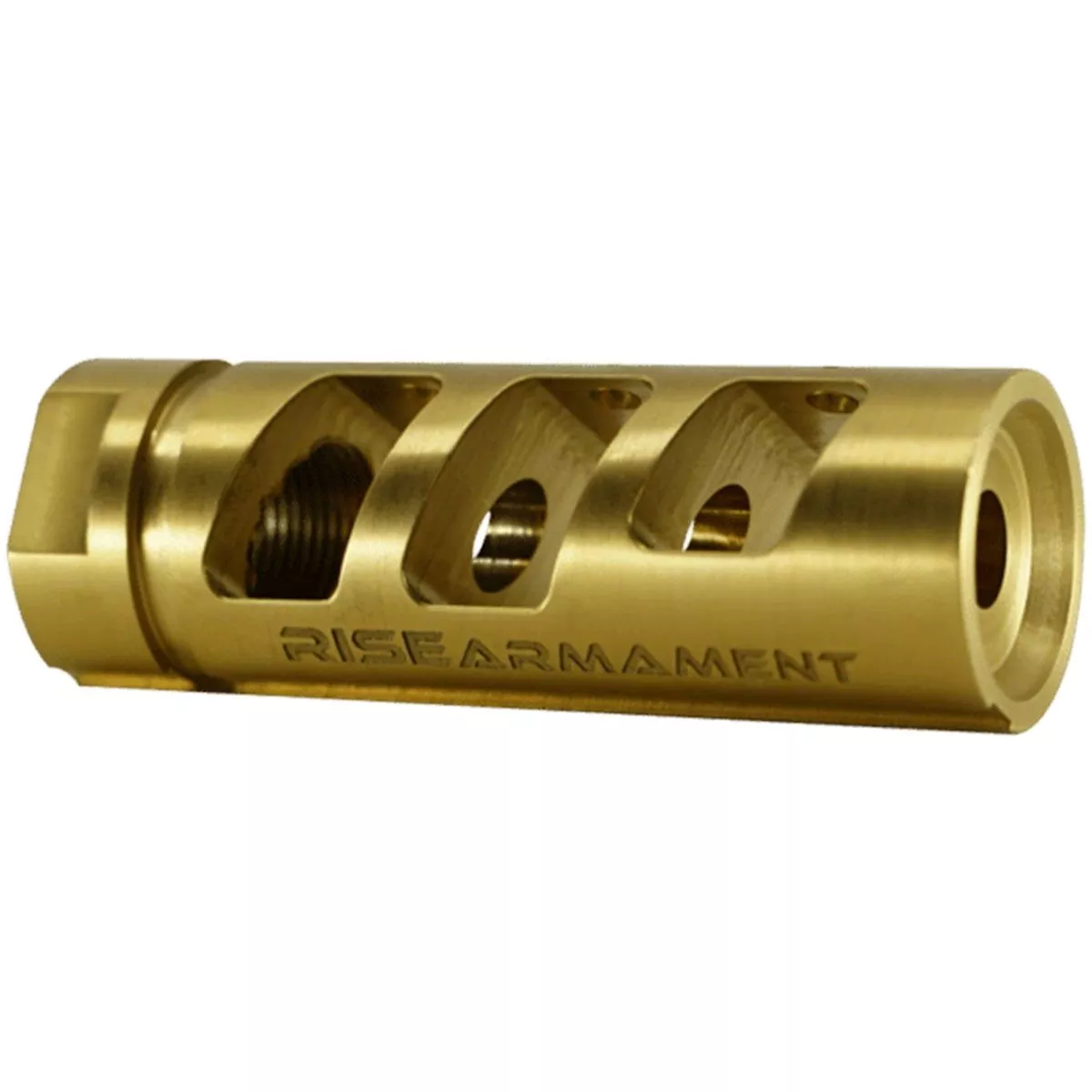 RISE Armament RA-701 1/2×28 22 Cal Compensator – TiN – RA-701-223-TIN