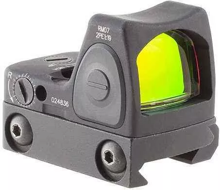 RMR Type 2 Adjustable LED Sight - 6.5 MOA Red Dot Reticle with RM33 Picatinny Rail Mount, Black Md: