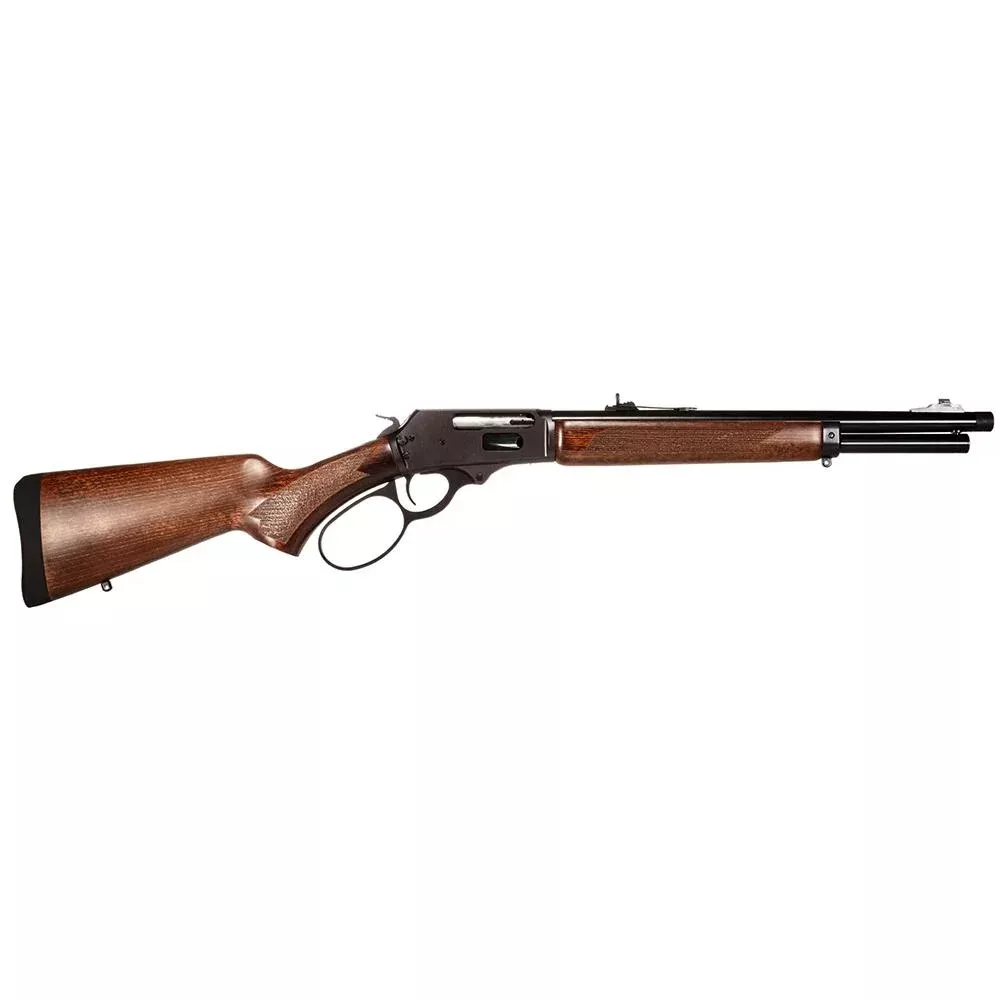 Rossi R95 Trapper Lever Action Rifle 45 Colt 8rd Capacity 16.5″ Barrel Black Receiver/Walnut Stock