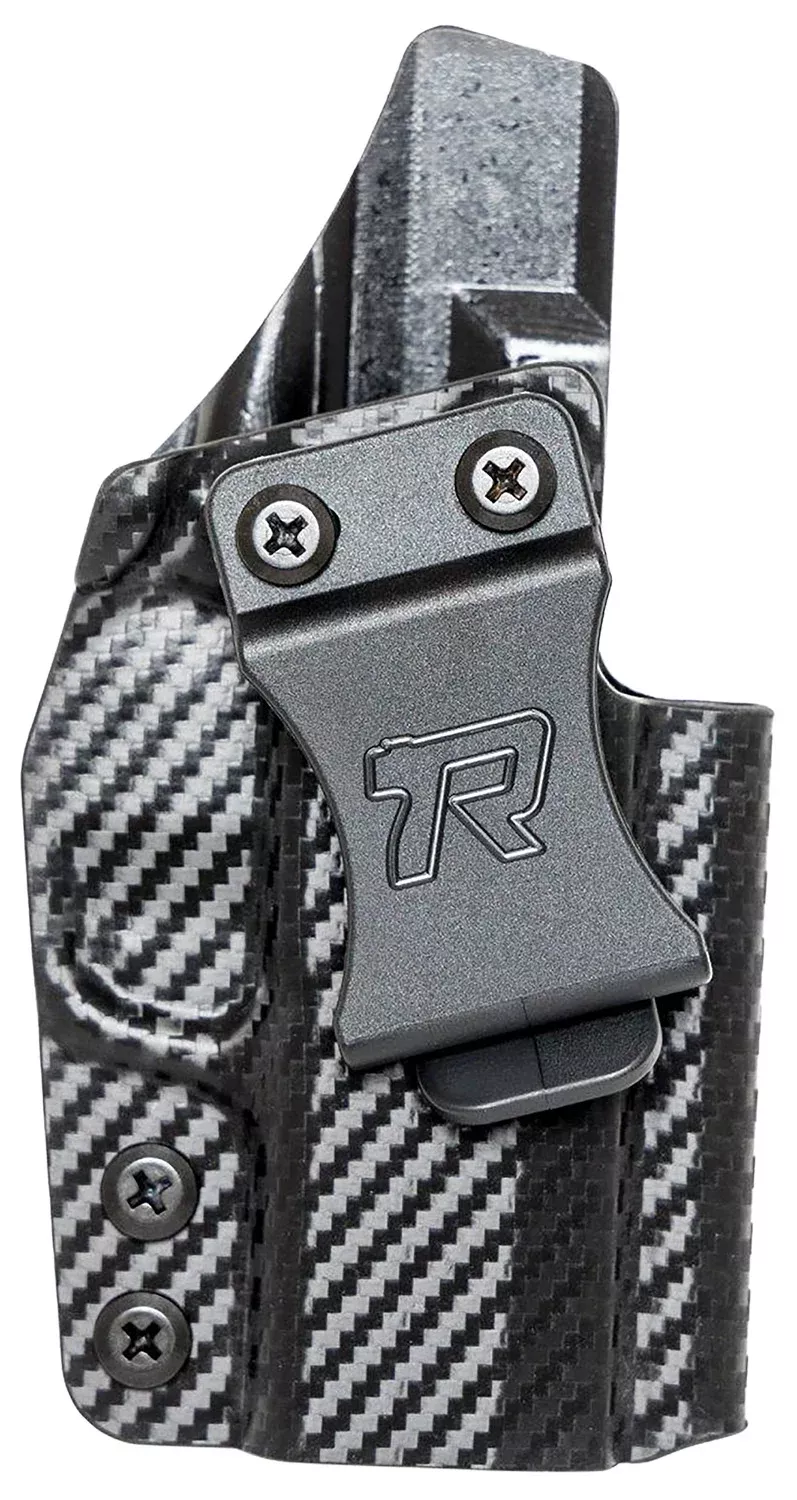 Rounded Gear SFAHELLCATCFRHVAR Kydex IWB Black Kydex Fits Springfield Hellcat Belt Clip Right Hand
