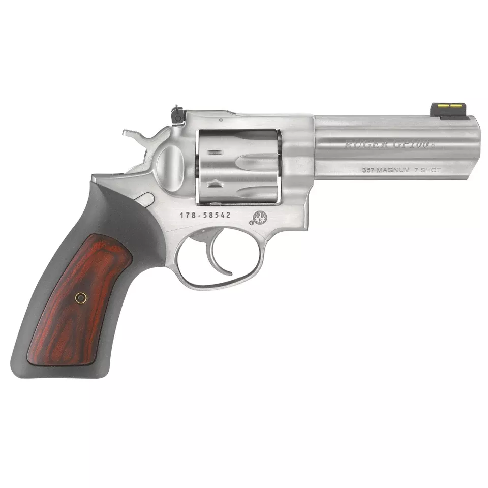 Ruger GP100 .357 Magnum 4.2" Stainless 7-Round Adjustable Sights