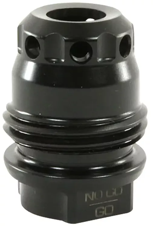 Rugged Suppressors MB014 M2 Brake Black, 1/2"-28 tpi Threads, Dual Taper Locking System, Fits Radiant762, Surge762, Razor762 & Micro30 Suppressors