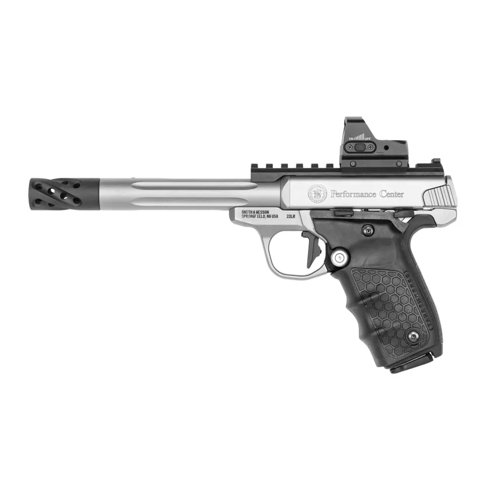 S&W Performance Center Victory .22LR Fluted Barrel with Red Dot Sight