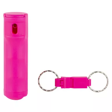 Sabre Pepper Gel with Quick Release - Pepper Spray, .54oz, Pink