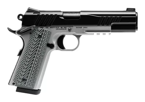 SAV 67207 1911 GOVT 45 5IN BLK/SSBLK MELONITE 2T