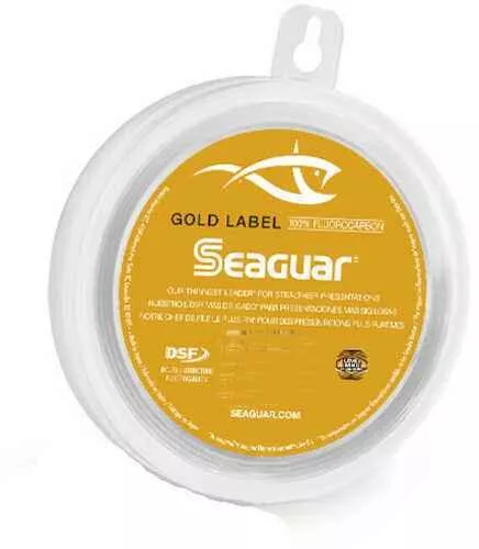Seaguar Gold Label Saltwater Fluorocarbon Line 25 Yards lbs Tested .015" Diameter