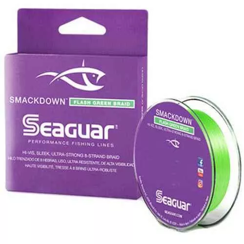 Seaguar Smackdown Line 150 Yards, 10 lbs Tested, .005" Diameter, Flash Green