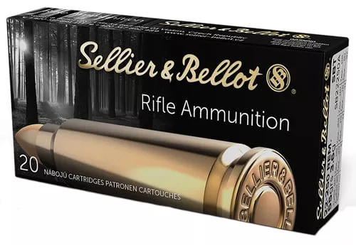 Sellier & Bellot SB22250A Rifle22-250Rem 55gr Sierra GameKing Boat Tail Soft Point 20 Per Box/25 Case