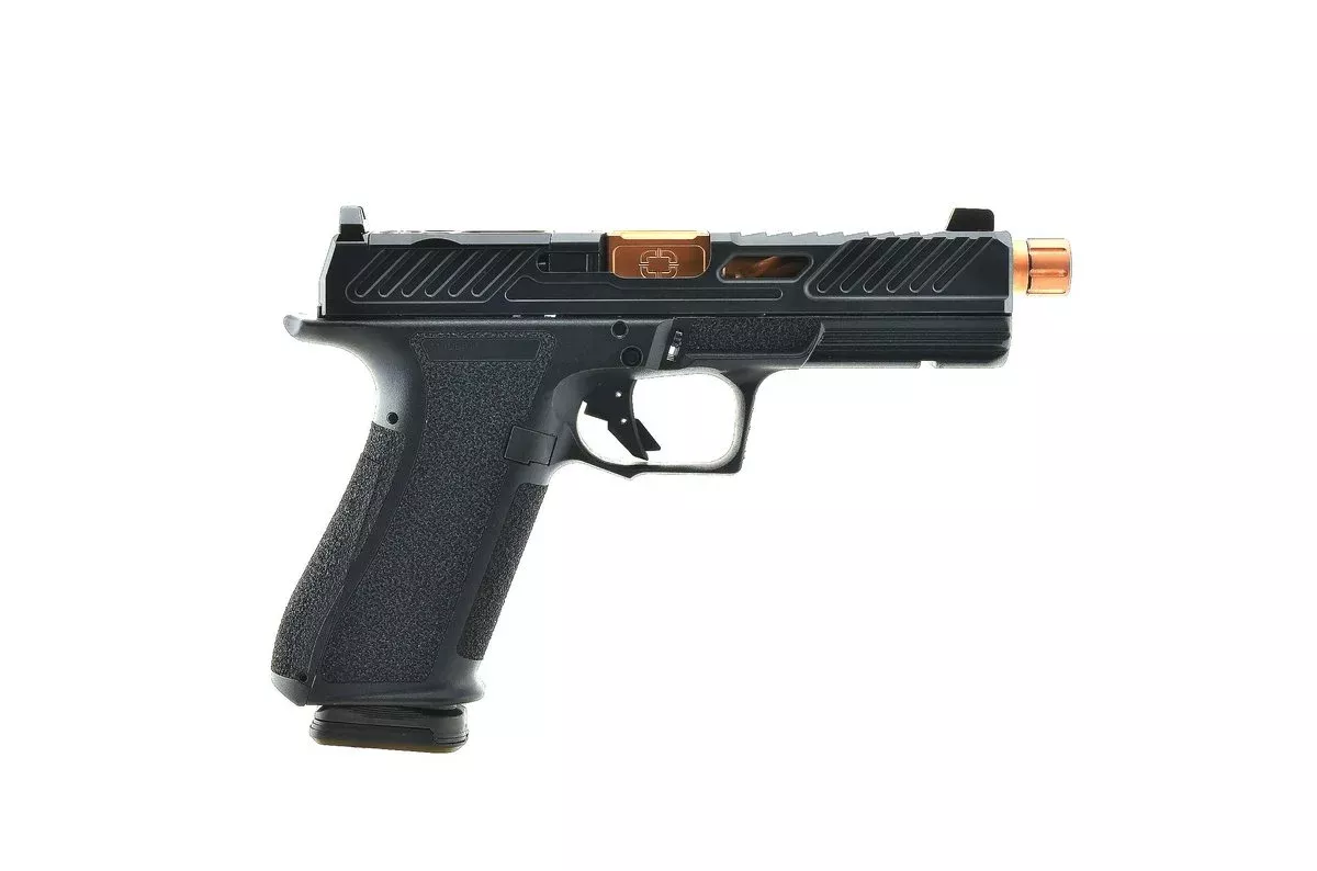 Shadow Systems DR920 Optic Elite Slide Handgun 9mm Luger 17rd Magazine5″ Threaded Bronze Barrel Front Night Sight