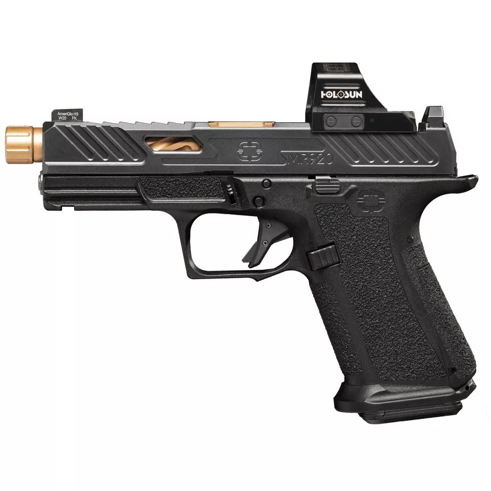 Shadow Systems MR920 9mm 4.5" Threaded Barrel with Holographic Sight - Black