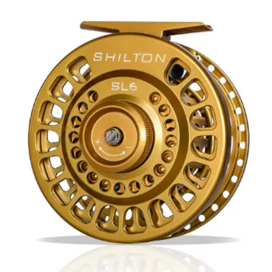 Shilton SL6 Reel | 6/7wt | Burnt Gold