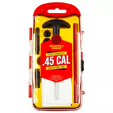 Shooter's Choice 45 Caliber Pistol Cleaning Kit SHF-SRK-45