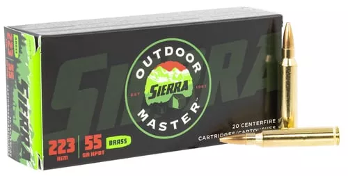 Sierra A937532 Outdoor Master223Rem 5gr Hollow Point Boat Tail 20 Per Box/10 Case