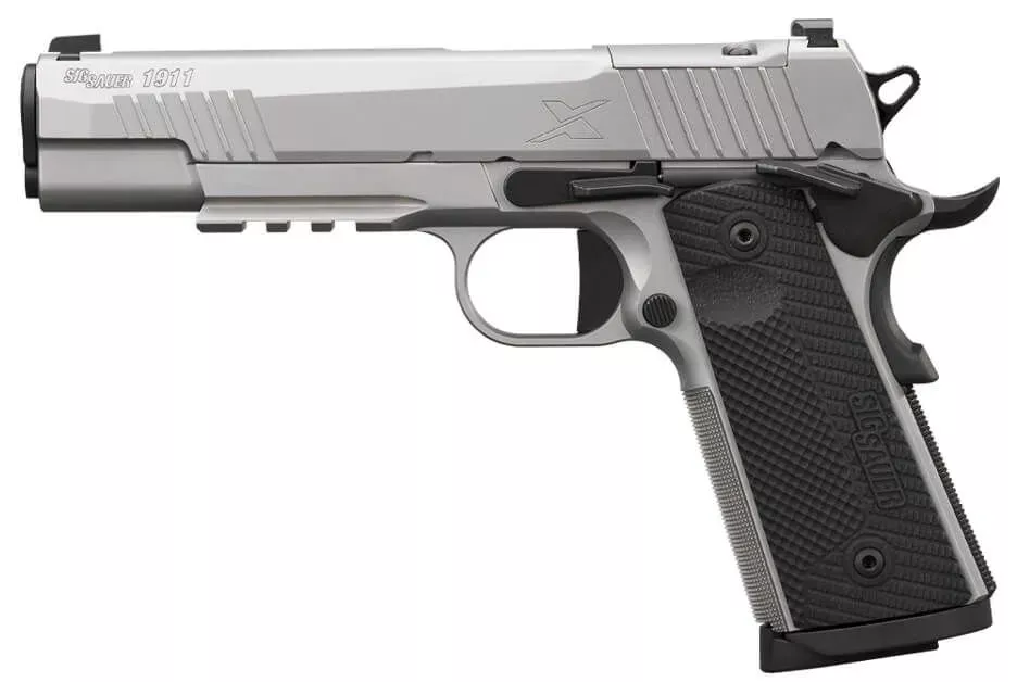 Sig 1911 45 ACP 5 X-series SS OR 8RD