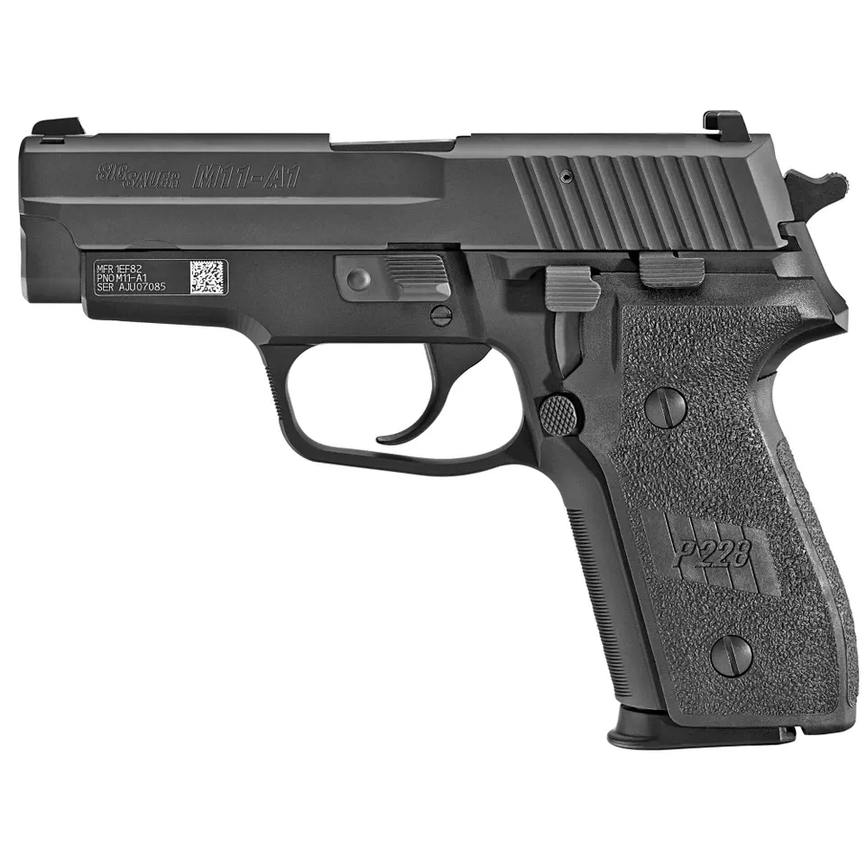 SIG M11-A1 9mm Pistol with 3.9" Barrel and 15-Round Capacity, Black Finish with Night Sights