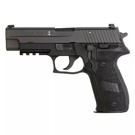 Sig P226 9mm BLK Nitron Anchor Engraving 3 15RD