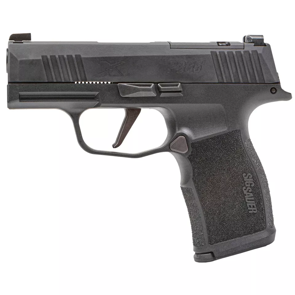 SIG P365X 9mm Pistol, 3.1" Barrel, 10-Round Capacity, Black Finish