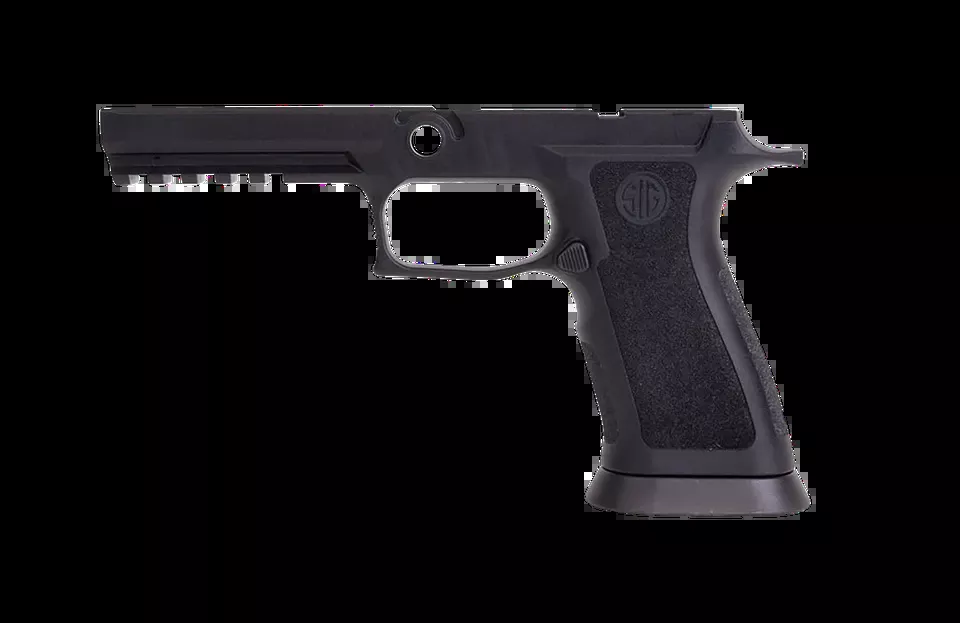 Sig Sauer P320 X-Five Grip Module, Black, Medium, Flared Magwell, Full Size Compatibility