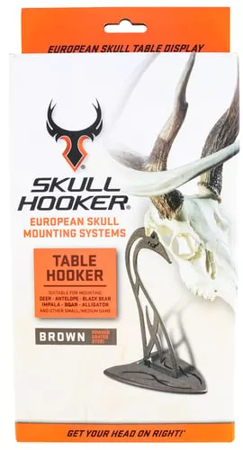 Skullhooker SKHTHASSYBRN Table Hooker Mounting Kit Counter Top Steel Brown Small/Mid-Size Game