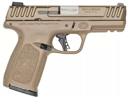 Smith & Wesson 14371 SD9 2.09mm Luger 16+1 4" FDE Compact Frame Stainless Steel Slide Textured Grip