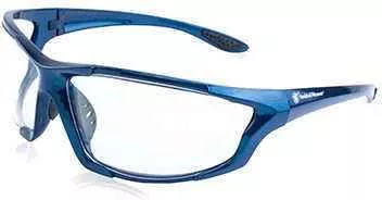 Smith & Wesson Accessories Major Shooting Glasses Blue Frame, Clear Lens Md: 110159